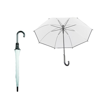 00124 . POE SCRUB WHITE   METAL STICK  PLASTIC HANDLE