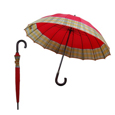00124X16W WOODEN STICK   MANUAL  16RIBS
